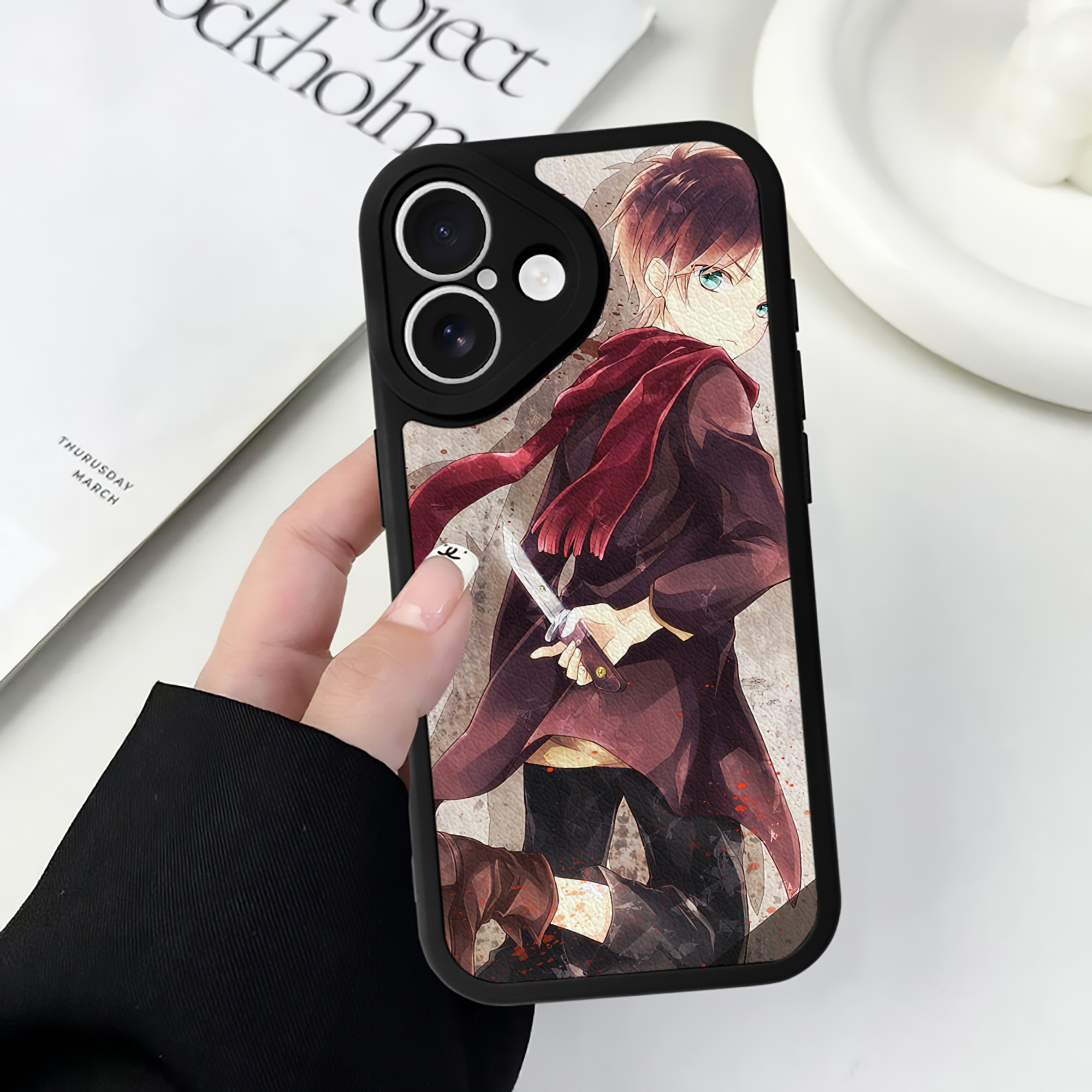 （画像用） 進撃の巨人 Attack on Titan 【iPhone 16シリーズ対応】シリコンスマホケース（レザー調） 材質：シリコン